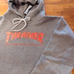 Hoodie Thrasher Skateboard Gris/Bordo