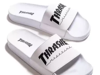 Ojotas Thrasher Sliders Magazine Blanco