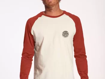 Remera Rip Curl New Ranglan Wettie Manga Larga