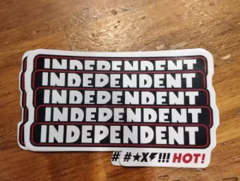 Sticker Independent Hot