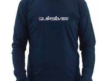 Remera Quiksilver Surf The Mountain Manga Larga