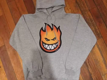 Hoodie Spitfire BigHead Flame