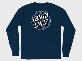 Remera Santa Cruz Ft. Thrasher Manga larga
