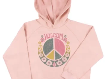 Hoodie Crop Volcom Peace Kid