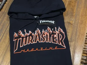 Hoodie Thrasher Red Flame