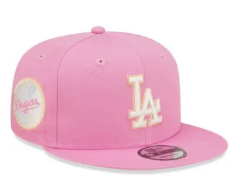 Gorra New Era Los Angeles Dodgers League Essential 9FIFTY Rosa