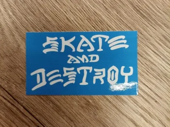 Sticker Thrasher Skate And Destroy