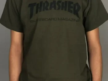 Remera Thrasher Skatemag Verde Oscuro