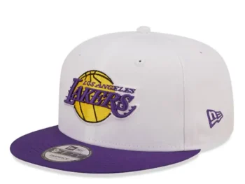 Gorra New Era Los Angeles Lakers White Crown Team 9FIFTY