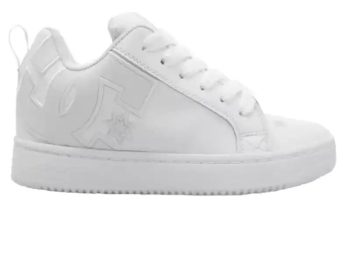 Zapatillas DC Shoes Court Kid Full White