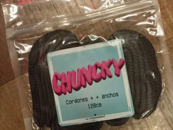 Cordones La Cordoneria Chuncky Negro