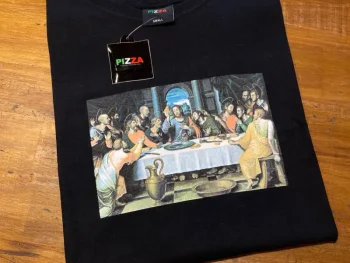 Remera Pizza Last Supper