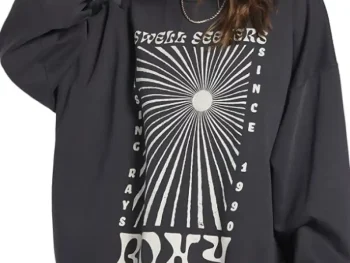 Crewneck Roxy Line Up Oversize