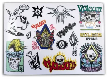 Sticker Volcom Sheet Stone