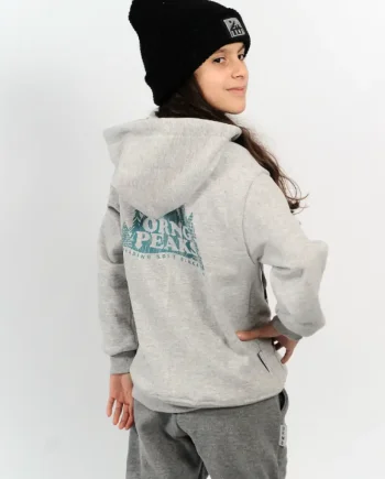 Hoodie Zip ORNG Pine Kid