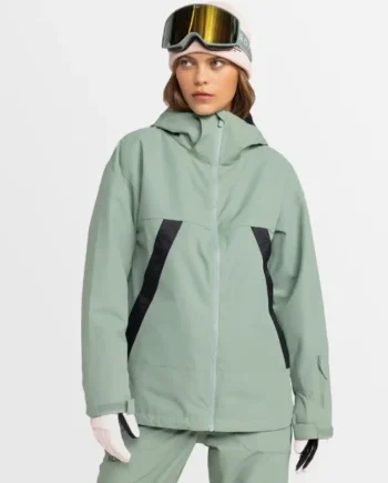 Campera Roxy Snow Slope Verde