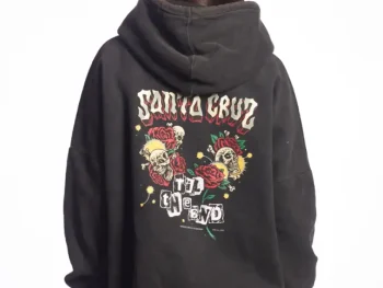 Hoodie Santa Cruz Rose Skull