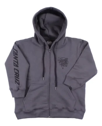 Hoodie Zip Santa Cruz Os Roskopp Destruct Kid