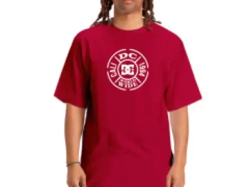 Remera DC Shoes Sealed Rojo