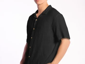 Camisa Volcom Essential Negro