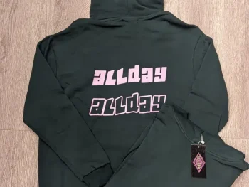 Hoodie All Day Letters