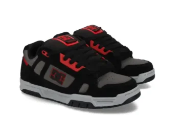 Zapatillas DC Shoes New Stag Negro/Rojo