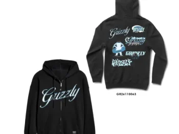 Hoodie Zip Grizzly Glacier