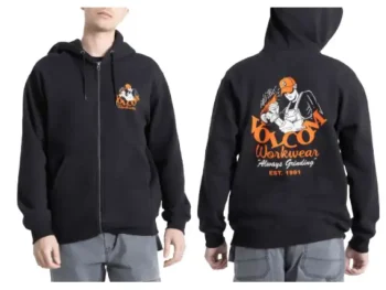 Hoodie Zip Volcom Grindit