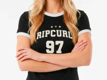 Remera Rip Curl Fitted Ringer