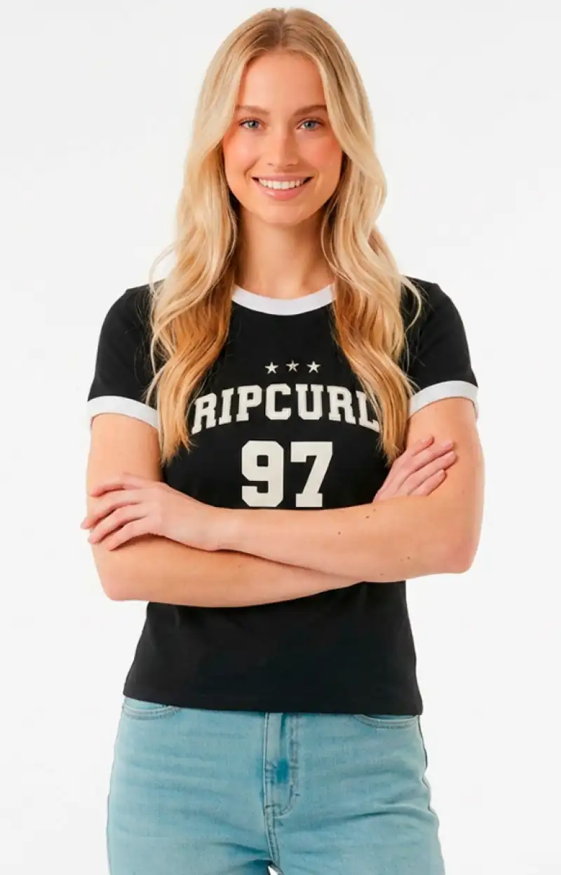 Remera Rip Curl Fitted Ringer