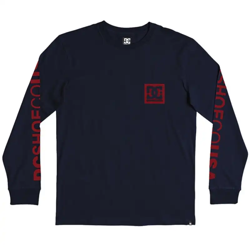 Remera DC Shoes Square Manga Larga