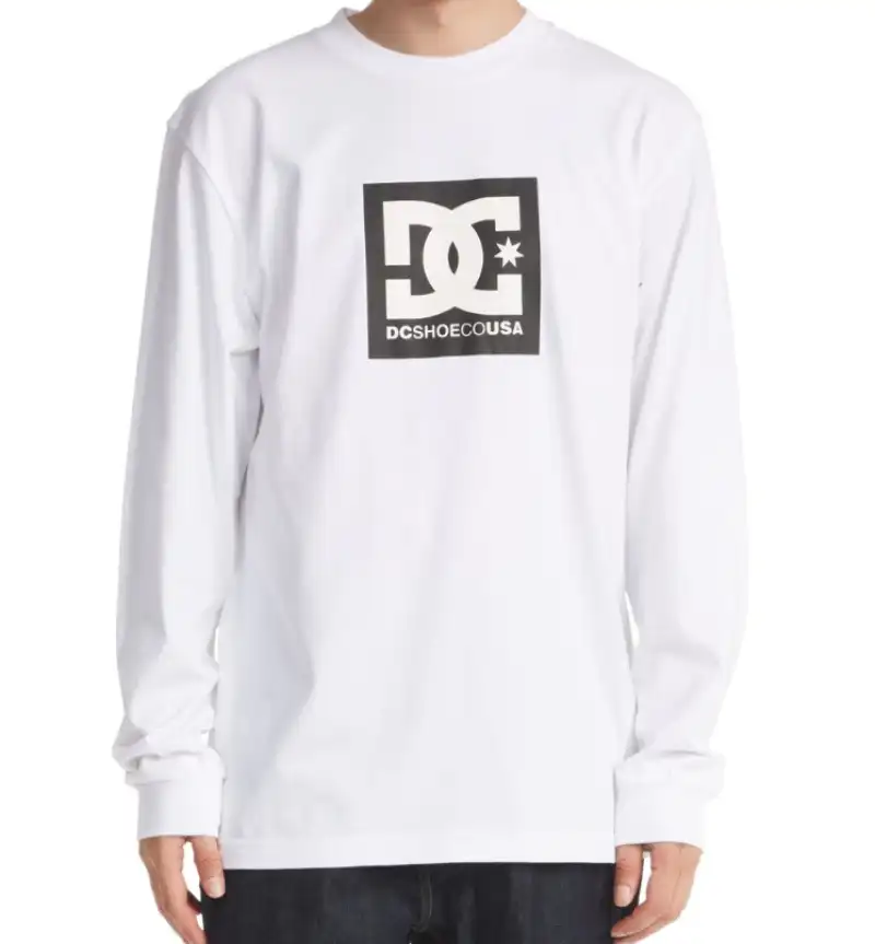 Remera DC Shoes Square Manga Larga