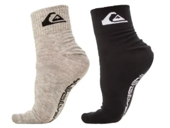 Medias Quiksilver Mid Crew Negro/Gris