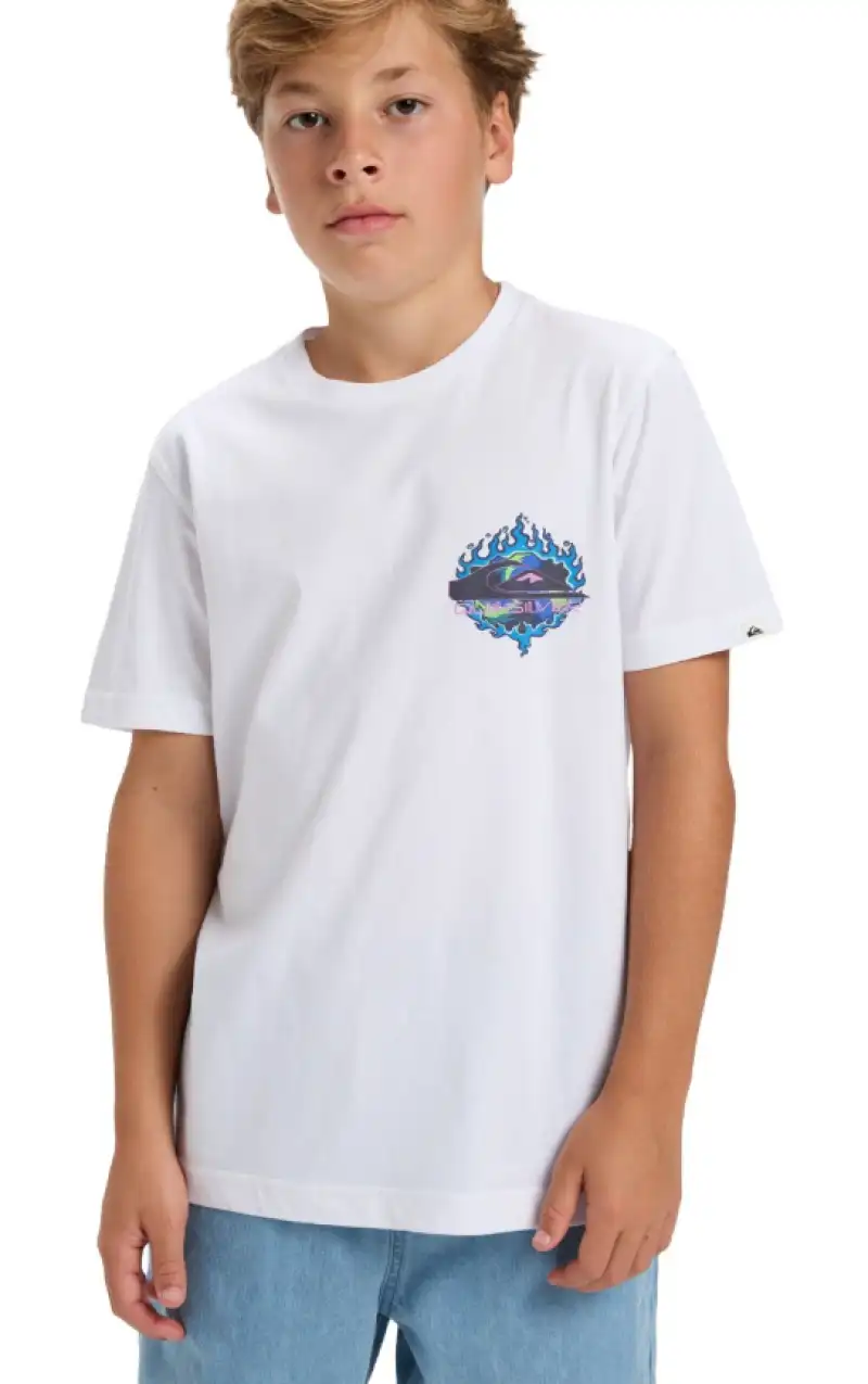 Remera Quiksilver Kid Mc Ev In Flames