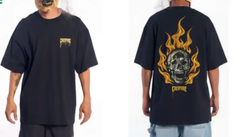 Remera Creature Over Bonehead