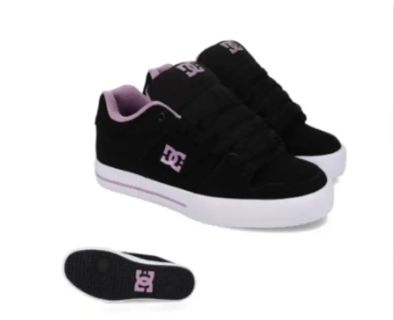 Zapatilla DC Shoes Pure Girl Negro Rosa