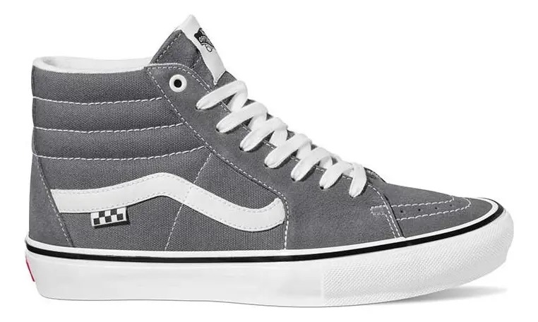 Zapatilla Vans SK8 Hi Skate Gris