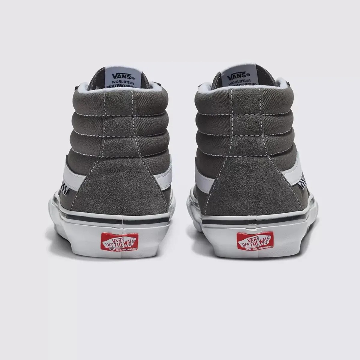 Zapatilla Vans SK8 Hi Skate Gris