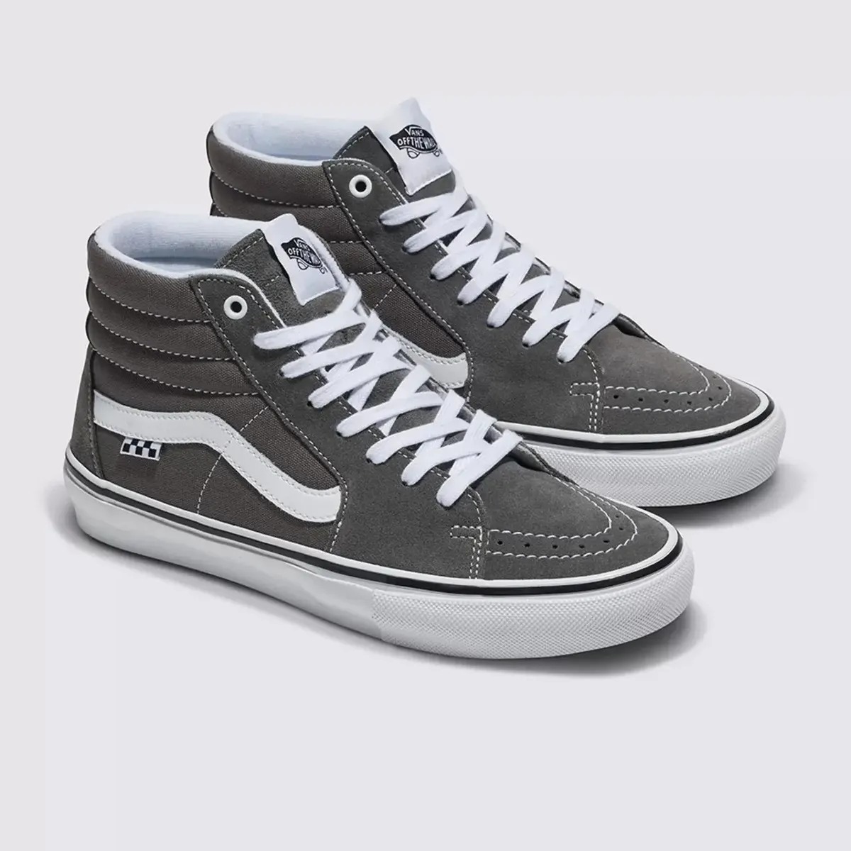 Zapatilla Vans SK8 Hi Skate Gris