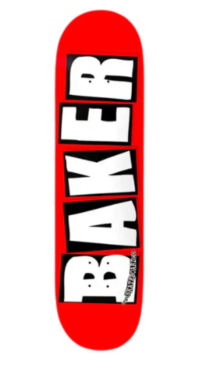 Tabla Baker Brand Rojo 8.5